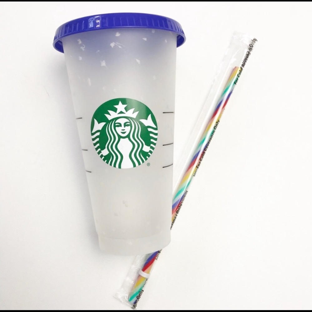 Starbucks Rainbow Confetti Color Changing Cup
